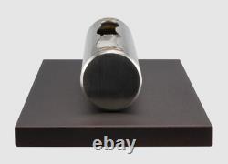 Freestanding bio fireplace Stainless brown matt
