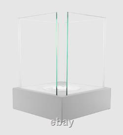 Freestanding bio fireplace Sunset Garden Mini grey matt