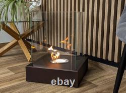Freestanding bio fireplace Sunset Garden matt brown