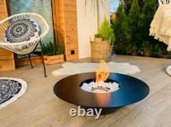 Freestanding bio fireplace Universe black matt