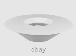 Freestanding bio-fireplace Universe white matt