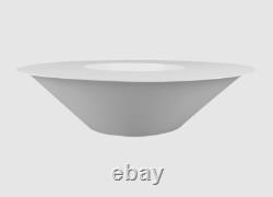 Freestanding bio-fireplace Universe white matt