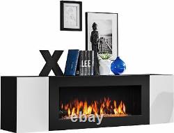 Furniture in High Gloss or Matt Bio Ethanol Fireplace Cabinet