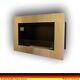 Gel & Ethanol Fireplace Cheminee Camino Dublin Deluxe Royal Red Stainless Steel