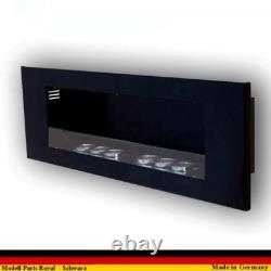 Gel and Ethanol Fire place Fireplace Cheminee Camino Paris Royal Black