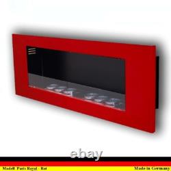 Gel and Ethanol Fire place Fireplace Cheminee Camino Paris Royal Red