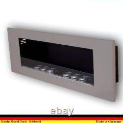Gel and Ethanol Fire place Fireplace Cheminee Camino Paris Royal Stainless Steel