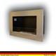 Gel And Ethanol Fireplace Cheminee Caminetti Chimenea Dublin Deluxe Royal Silver