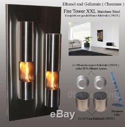 Gel- und Ethanol-Kamin Fire-Tower / gelkamin ethanolkamin bioethanol fireplace