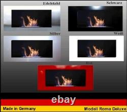 Gelkamin und Ethanolkamin Kamin Fireplace Roma Deluxe Wählen Sie die Farbe