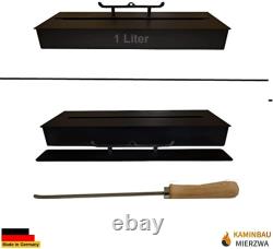 German Made Black Alloy Steel Ethanolburner for Gel & Ethanol Fireplaces