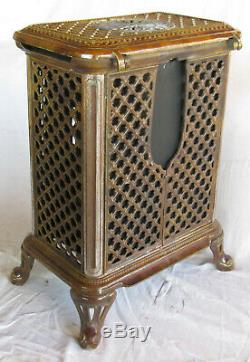 Godin Art Deco French stove fireplace with bio ethanol burner