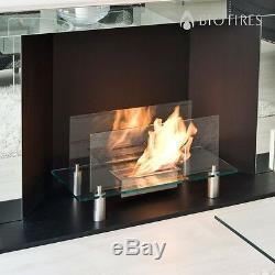 Gravity Bio Ethanol Glass Fire Place Free Standing Bioethanol Fuel