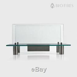 Gravity Bio Ethanol Glass Fire Place Free Standing Bioethanol Fuel