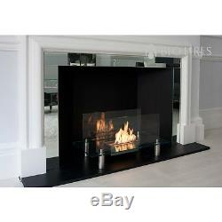 Gravity Bio Ethanol Glass Fire Place Free Standing Bioethanol Fuel