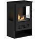 Homcom Ethanol Fireplace Stove With Shelf, 0.9l, Burns For Up To 3.3 Hours