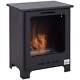 Homcom Freestanding Ethanol Fireplace, Bioethanol Fire With 1.5l Tank, 3 Hours B