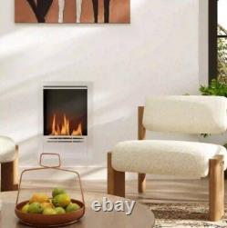 HOMCOM Stainless Steel Bioethanol Fire, Indoor Ethanol Fireplace Insert