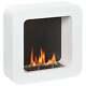 Homcom Wall Mounted Ethanol Fireplace, Bioethanol Heater Stove Fire With 1l Tank