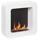 Homcom Wall Mounted Ethanol Fireplace, Bioethanol Heater Stove Fire With 1l Tank