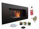 Hq Bio Ethanol Fireplace Design Eco Fire Burner + 1l Fuel Free 900x400 Black