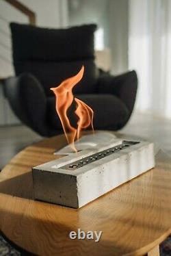 Handmade Portable Bio Ethanol Fuel Burner Gift Real flame burner Tabletop Colour