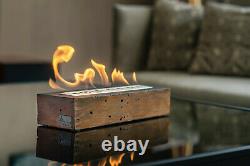 Handmade Portable Bio Fire, Indoor Real Flame Burner, EcoFriendly Ethanol Burner