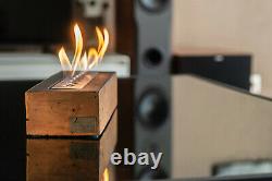 Handmade Portable Bio Fire, Indoor Real Flame Burner, EcoFriendly Ethanol Burner