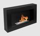 Hanging Bio Fireplace 650x400 Box Black Structural Matt