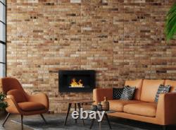 Hanging bio fireplace 650x400 Box black structural matt