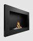 Hanging Bio Fireplace 650x400 Black Structural Matt