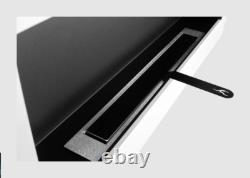 Hanging bio fireplace 900x400 Box white structural matt