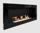 Hanging Bio Fireplace 900x400 Black Gloss