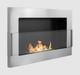 Hanging Bio Fireplace With Glass 650x400 Stainless Steel