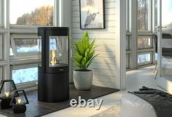 Henley Berlin Bioethanol Stove Fire Freestanding Modern Eco Fireplace Heater