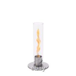 Hofats SPIN 90 Sliver Table Top Fire Place