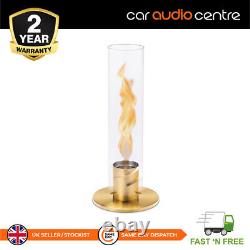 Hofats Spin 120 Gold Table Fire Lantern for Indoor and Outdoor Use