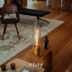 Höfats Spin Bioethanol Fireplace for Indoor and Outdoor Table Fire, Lantern a
