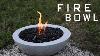 How To Make A Concrete Fire Bowl Gel Fuel