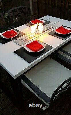 IDEAL Bio Flame Patio Table With Bioethanol Real Flame Fire