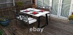 IDEAL Bio Flame Patio Table With Bioethanol Real Flame Fire