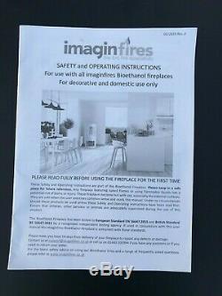 IMAGIN Malvern Bio ethanol real flame Fire wood burning stove design