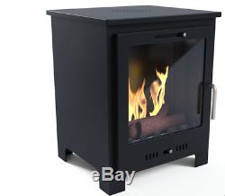 Imagin Fires Malvern Bio-Ethanol Real Flame Fireplace + Ceramic Logs + 6 x 1L Fu