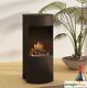 Imagin Fires Stow Bio-ethanol Real Flame Fireplace + 6 X 1l Bottle Of Fuel