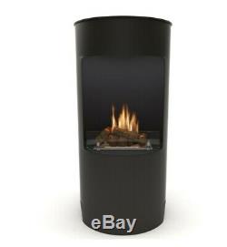 Imagin Fires Stow Bio-Ethanol Real Flame Fireplace & 6 x 1L Bottle of Fuel 19kg