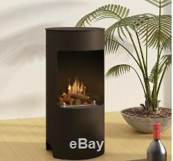 Imagin Fires Stow Bio-Ethanol Real Flame Fireplace & 6 x 1L Bottle of Fuel 19kg