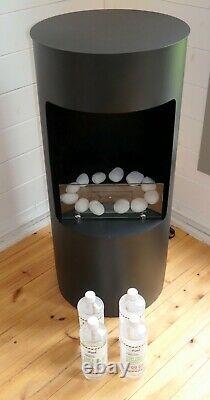 Imagin Stow Bio-Ethanol Real Flame Fireplace with 4 Litres of Fuel included