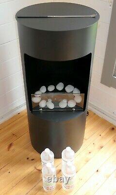 Imagin Stow Bio-Ethanol Real Flame Fireplace with 4 Litres of Fuel included