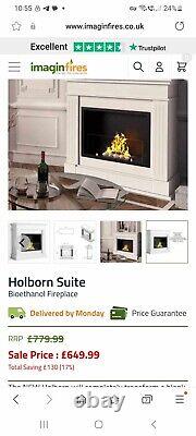 Imaginfires Bioethanol Fireplace Holborn Suite