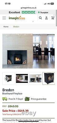 Imaginfires Bredon Bioethanol Fire With Artificial Logs. Biofuel Included